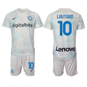 Baby Fußballbekleidung Inter Milan Lautaro Martinez #10 Auswärtstrikot 2022-23 Kurzarm (+ kurze hosen)